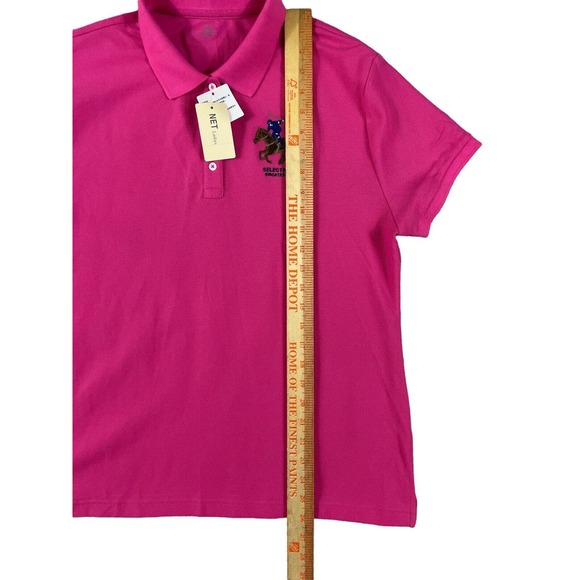 NWT Net Ladies Pink Short Sleeve Polo Shirt‎ Sz XXL - Picture 2 of 7